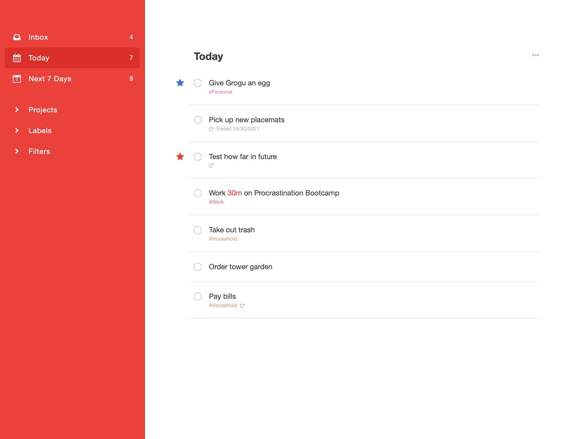 Todoist alternative: Amazing Marvin